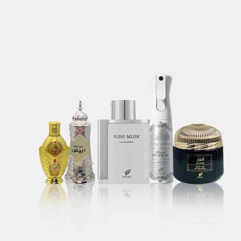 Afnan Perfumes Ramadan Oud Ritual Set I Fragrance Gift Bundle