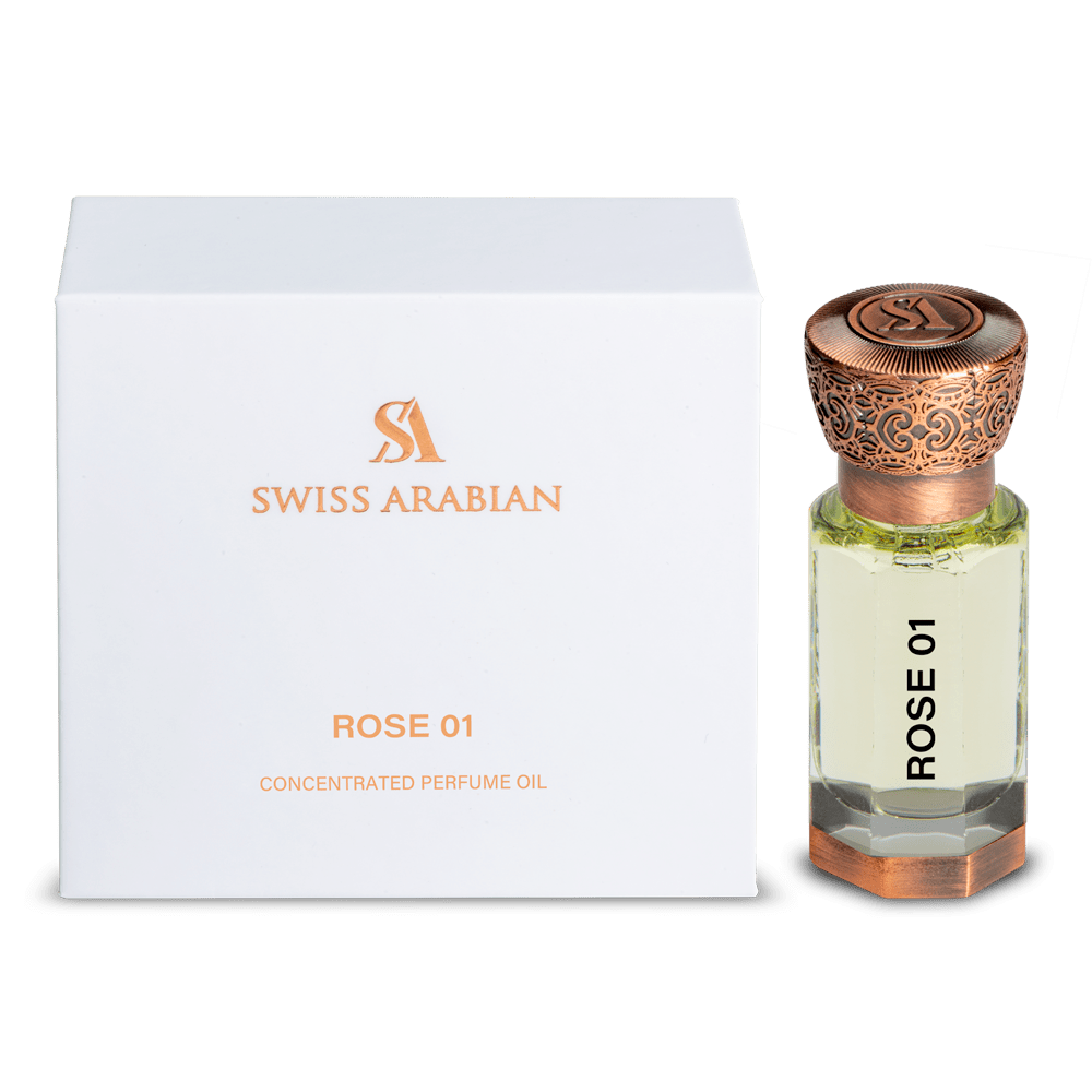 Swiss Arabian Rose 01 Concentrated Perfume Oil with Peony Musk