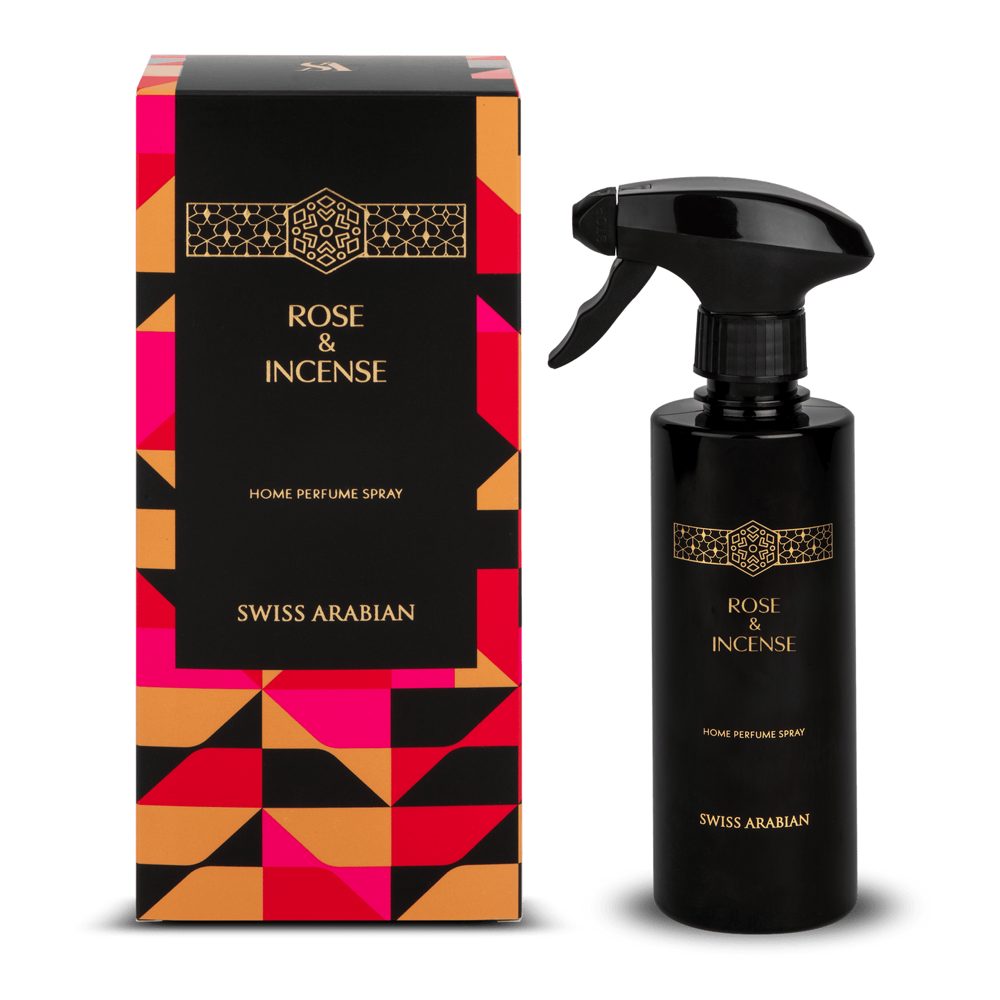 Swiss Arabian Rose and Incense Luxury Home Room Fragrance Spray
