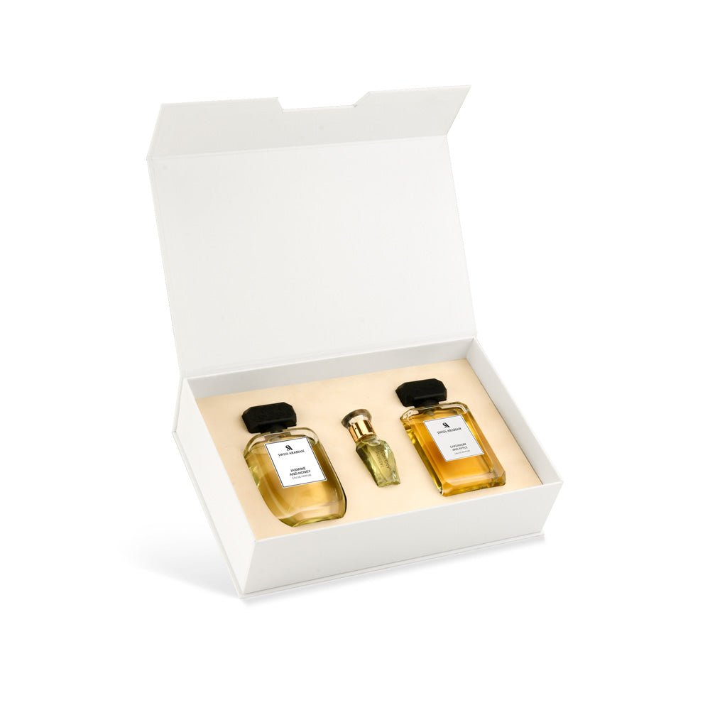 Swiss Arabian Harmony Ramadan Gift Set Jasmine Honey Cardamom Apple