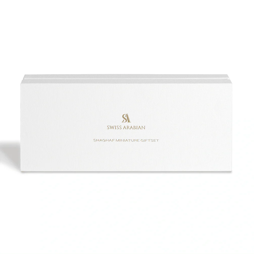 Swiss Arabian Shaghaf Miniature Fragrance Gift Set Four Piece Collection