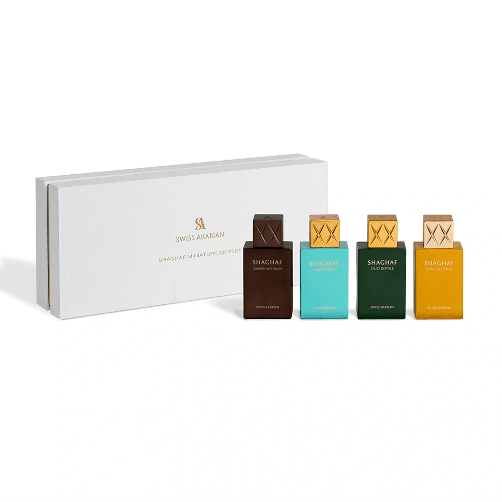Swiss Arabian Shaghaf Miniature Gift Set II Four Perfume Collection
