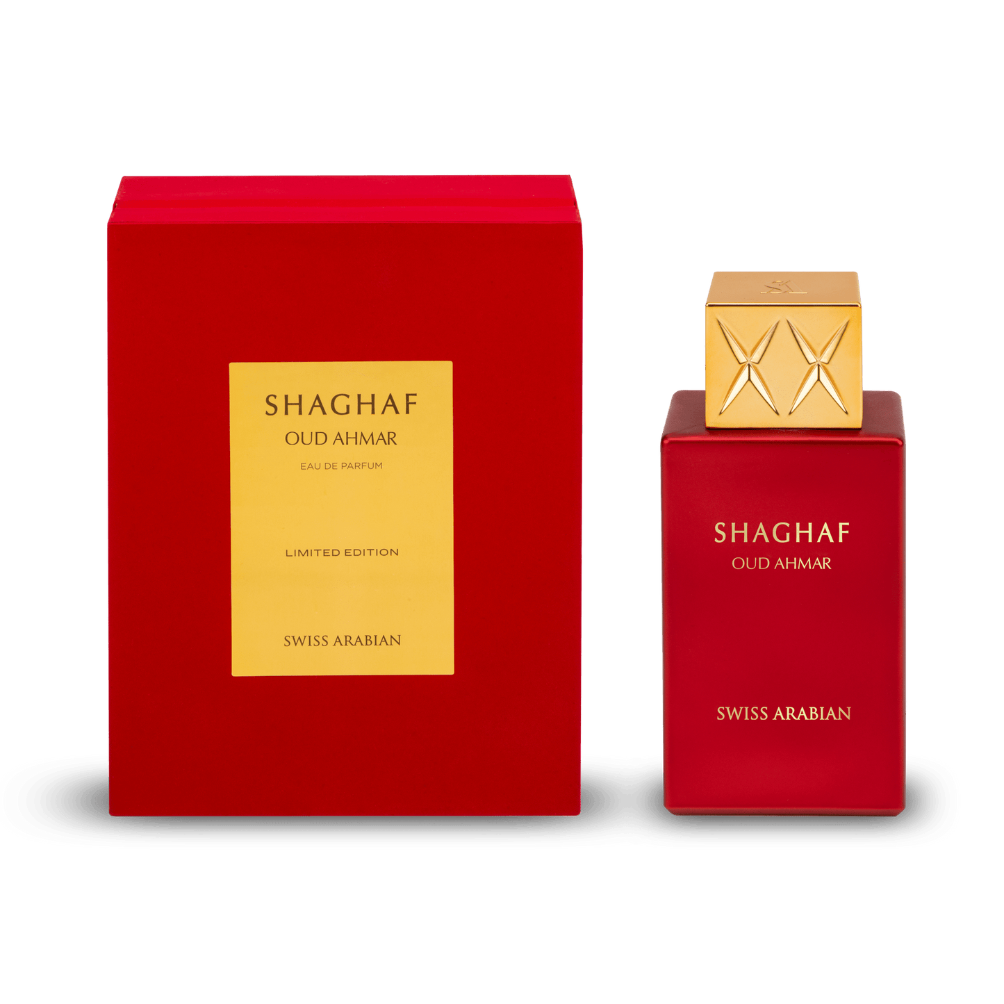 Swiss Arabian Shaghaf Oud Ahmar Luxury Amber Gourmand Unisex Fragrance