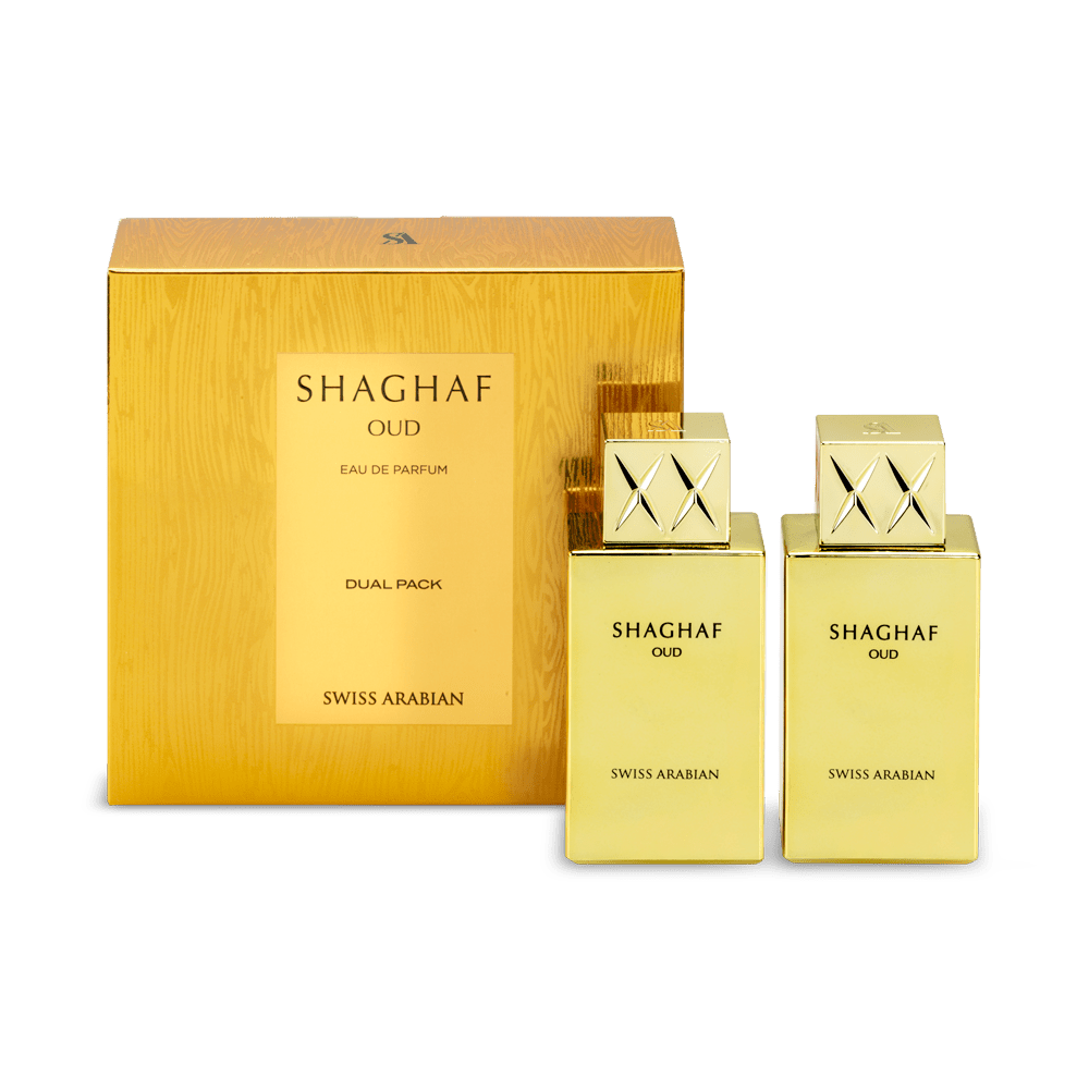 Swiss Arabian Shaghaf Oud Dual Pack Unisex Oriental Oud Fragrance