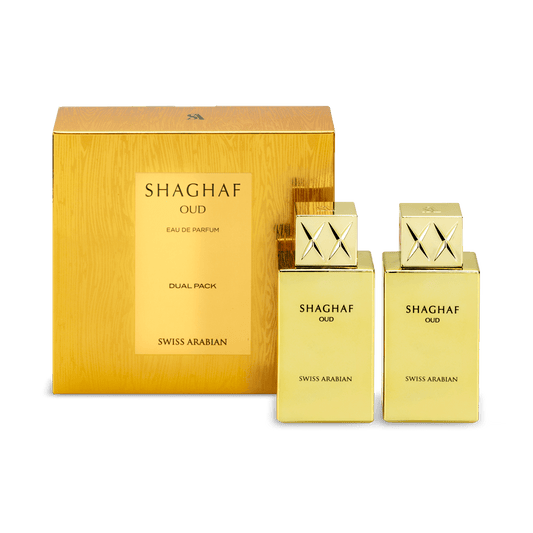 Swiss Arabian Shaghaf Oud Dual Pack Unisex Oriental Oud Fragrance
