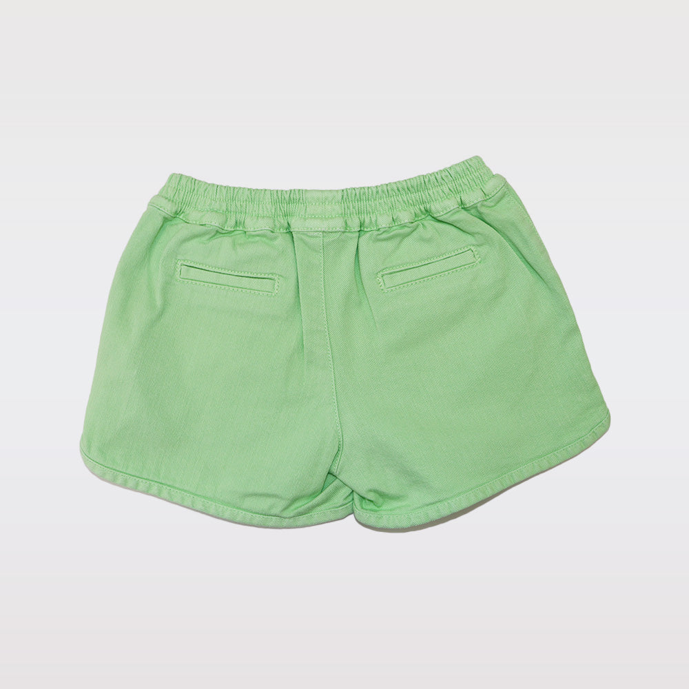 Nanos Baby Stylish Green Cotton Blend Shorts for Kids