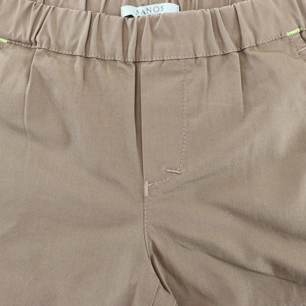 Nanos Baby Dark Grey Cotton Blend Pantalon Trousers for Toddlers