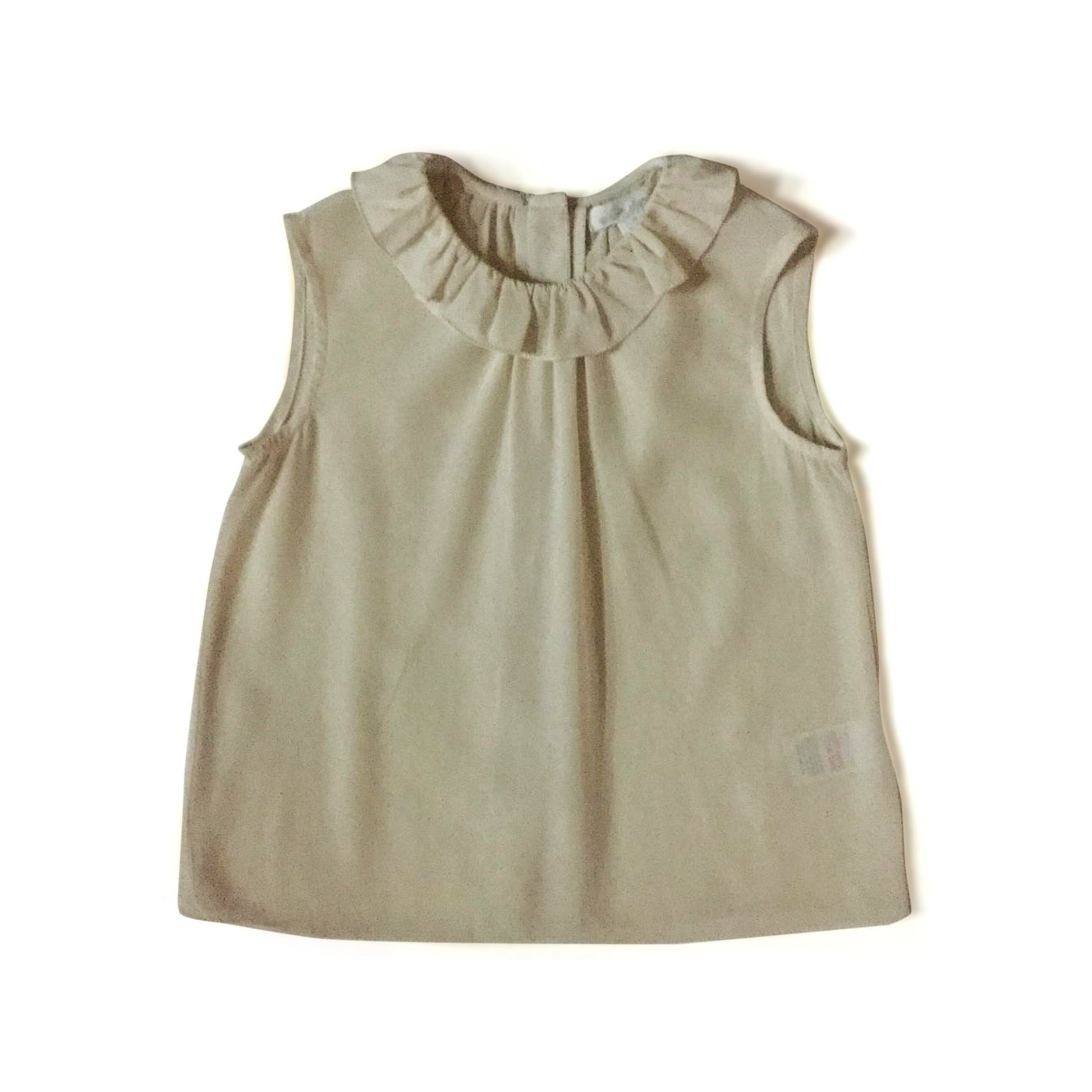 Elegant Marie Chantal Offwhite Silk Blouse for Toddler Girls