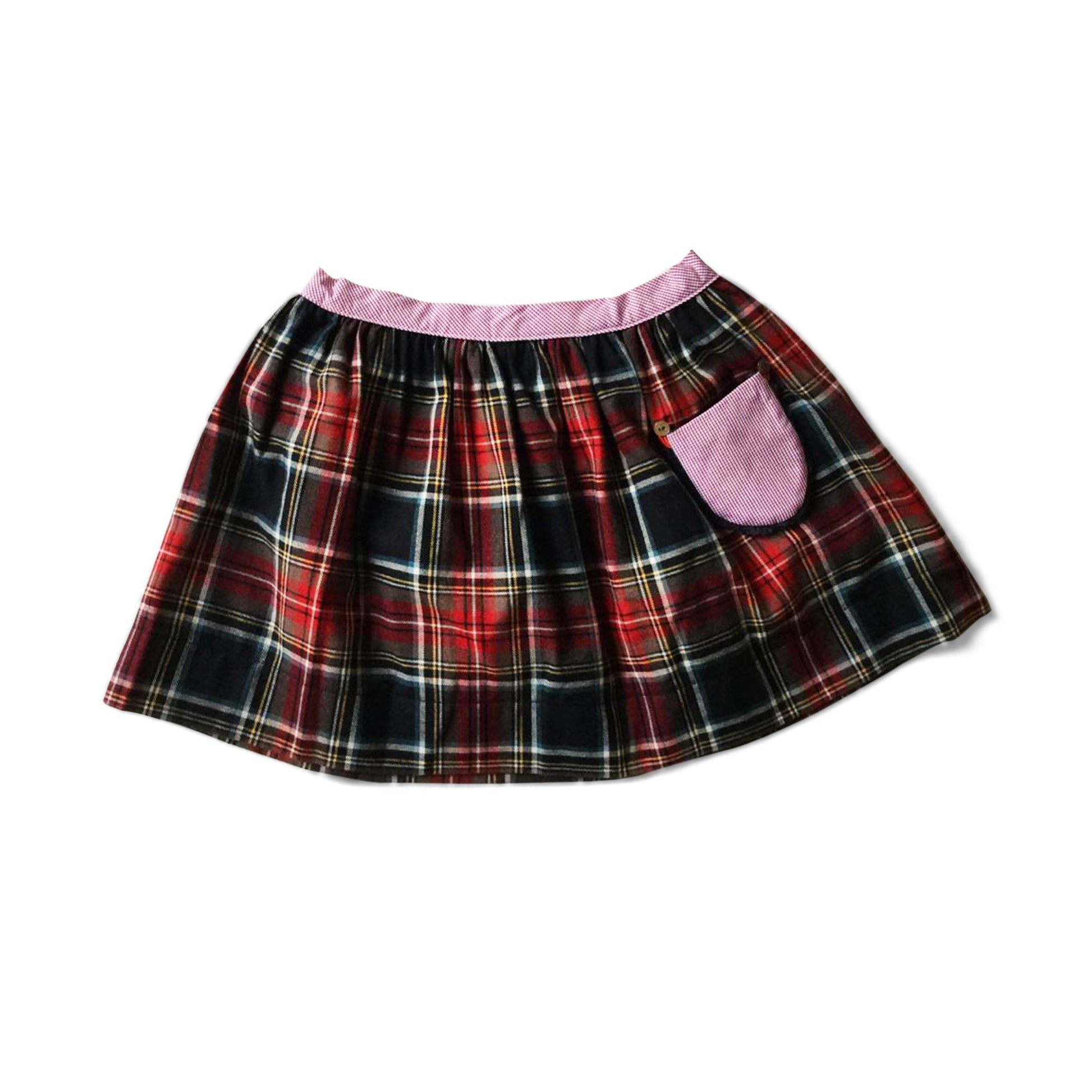 Les Enfantines Alouette Tartan Classic Kids Patterned Clothing Set