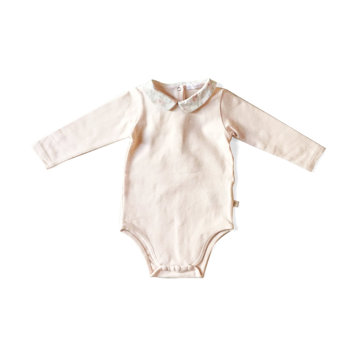 Les Enfantines Powder Pink Floral Chauve Souris Baby Girl Romper