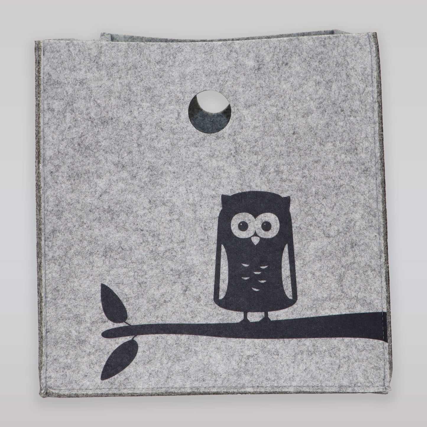 SNE Design Owl and Deer Kids Fabric Hanging Storage Basket