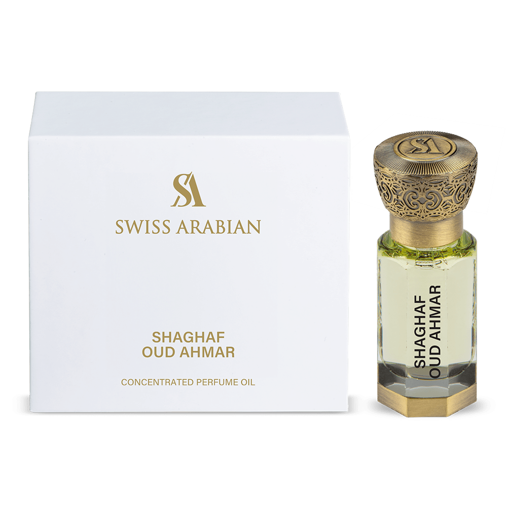 Swiss Arabian Shaghaf Oud Ahmar Warm Amber Gourmand Perfume Oil