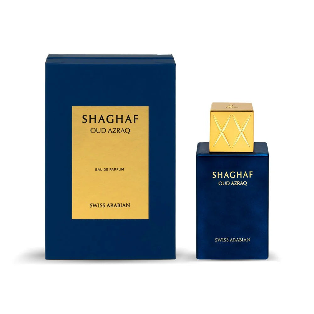 Shaghaf Oud Azraq 25ml Miniature Golden Amber Oud Fragrance