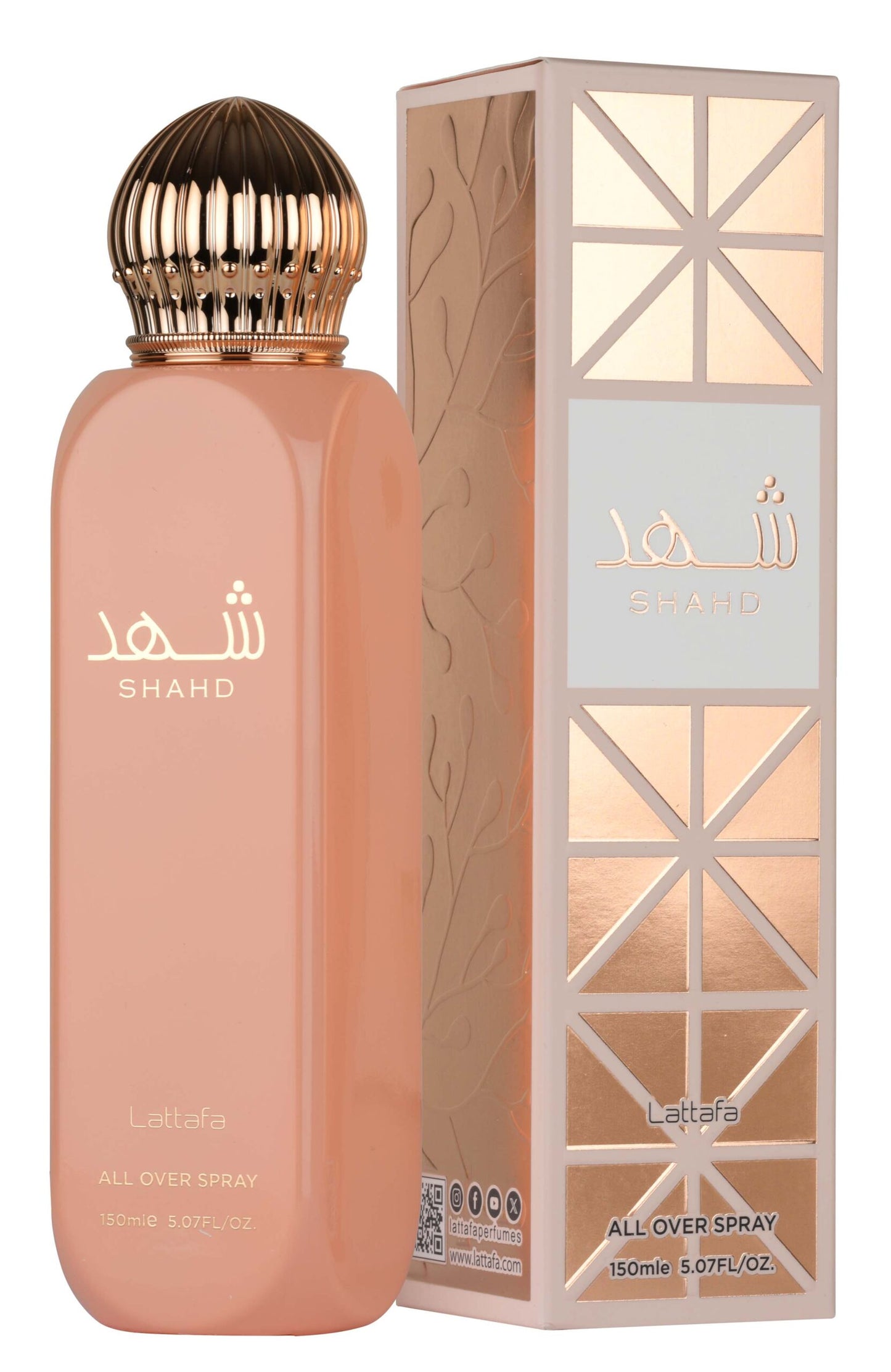 Lattafa Shahd All Over Body Spray Fragrance 150ml Floral Scent