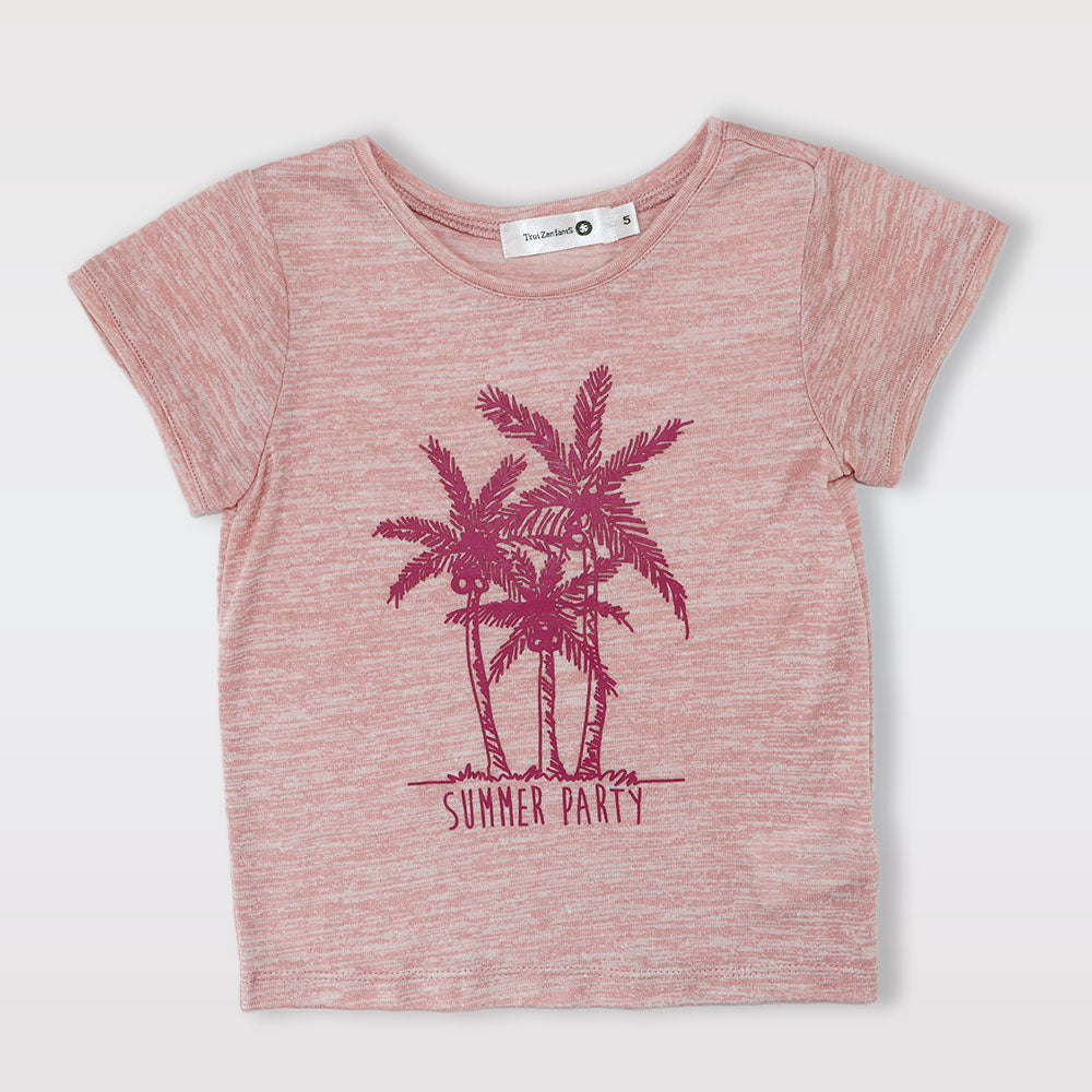 Troi Zenfants Edith Turquoise Jersey Comfortable Soft Knit Top for Girls