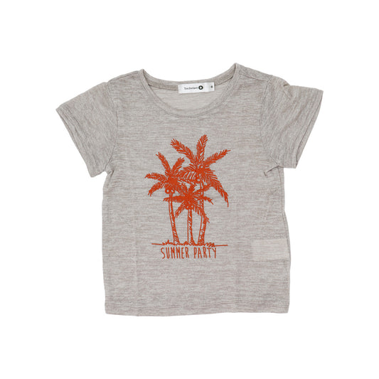 Troi Zenfants Edith Beige Jersey Cotton Dress for Girls
