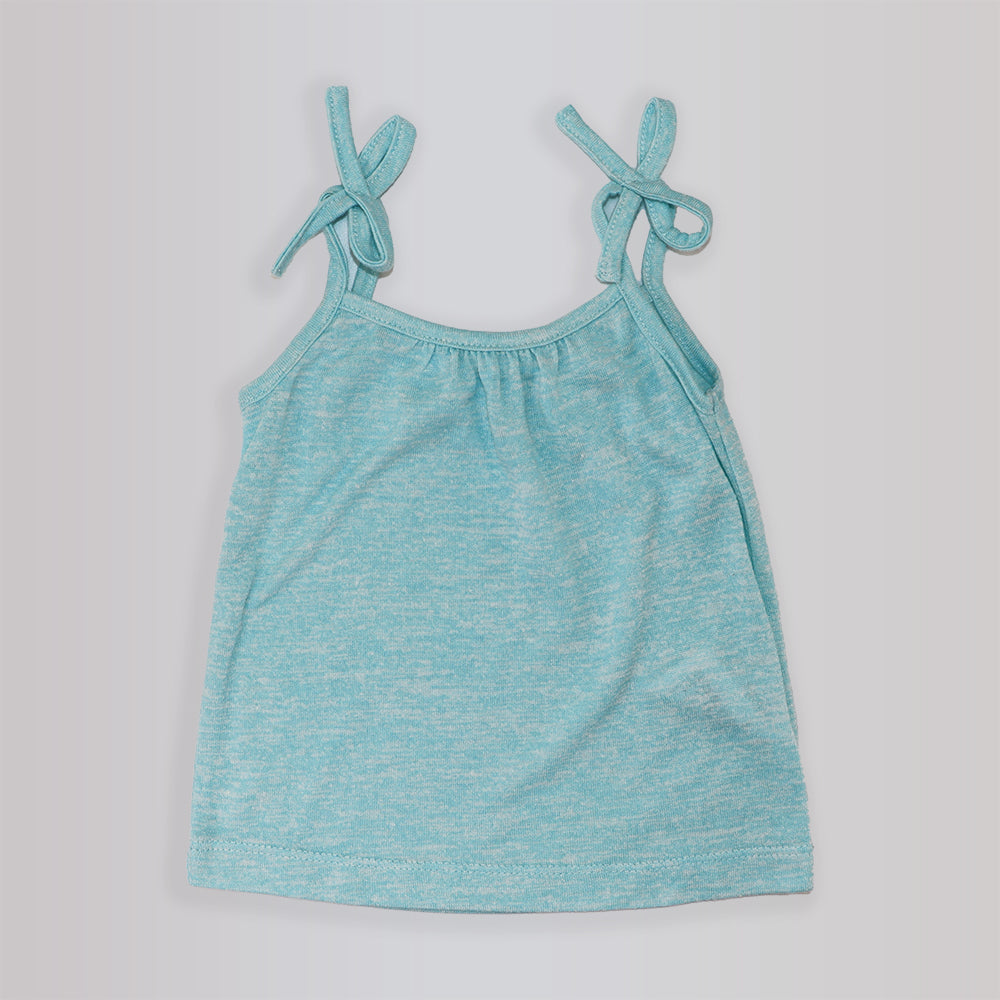 Troi Zenfants Joy Turquoise Jersey Dress for Baby Girls
