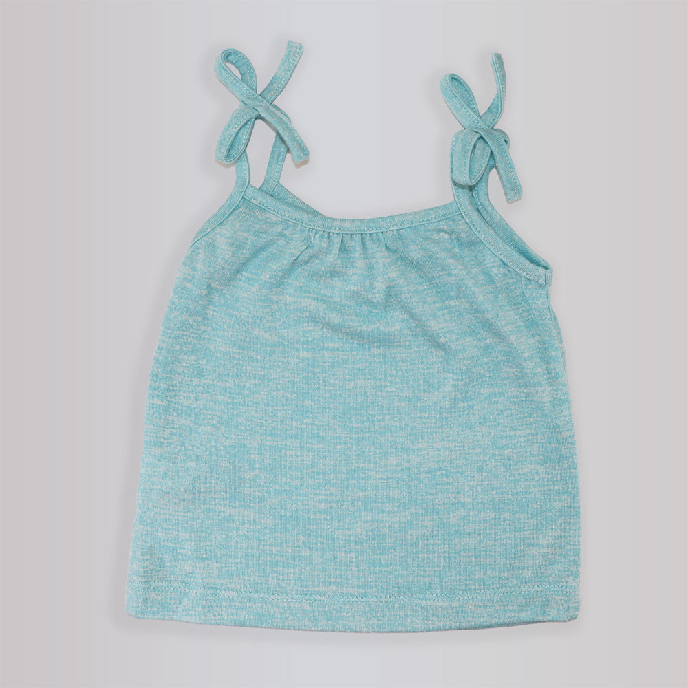 Troi Zenfants Joy Turquoise Jersey Dress for Baby Girls