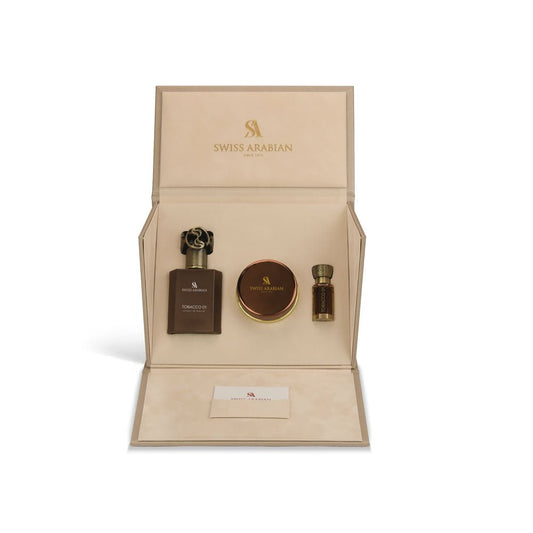 Swiss Arabian Tobacco 01 Luxury Fragrance Gift Set Trio Collection