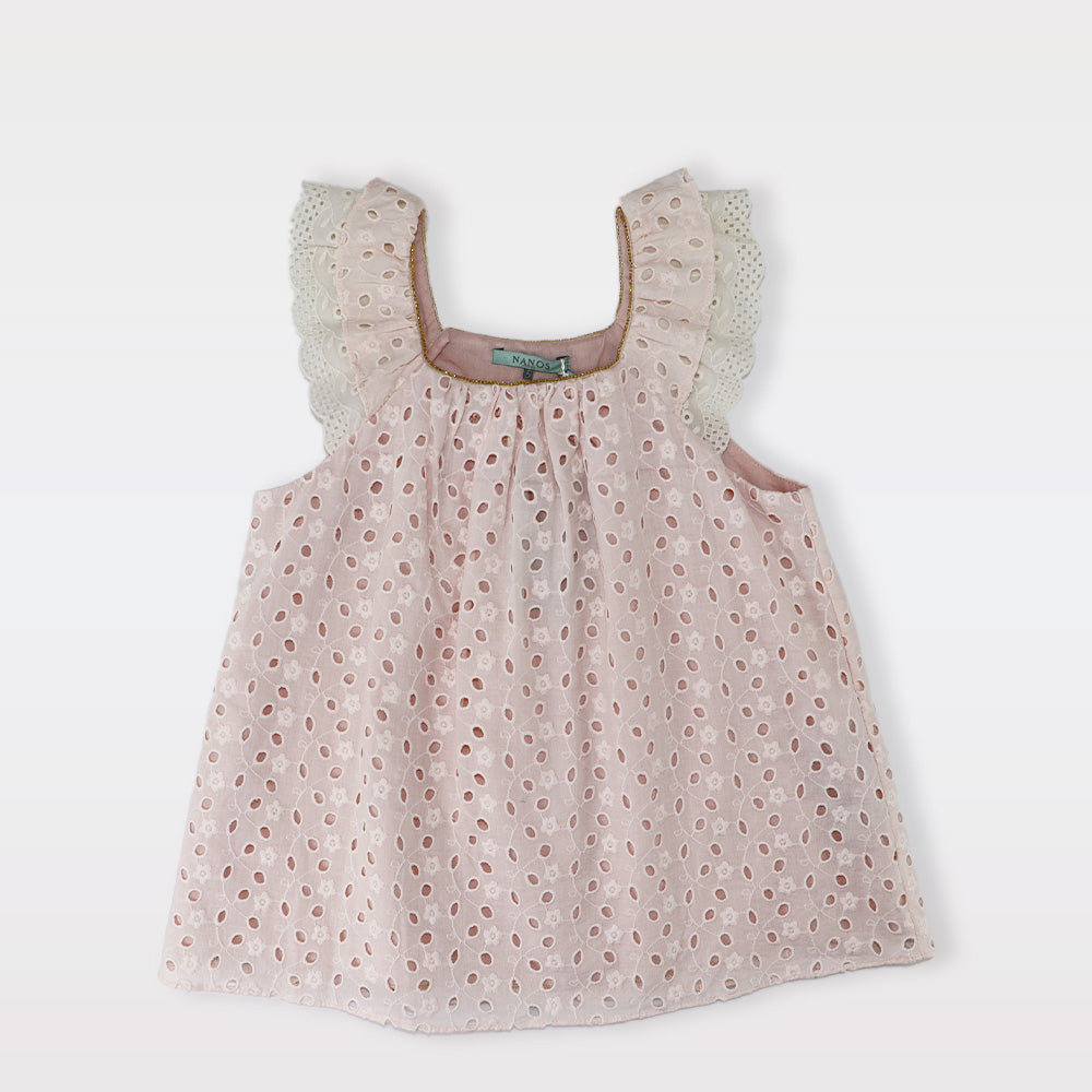 Nanos Baby Girls Stylish Floral Print Long Sleeve Top