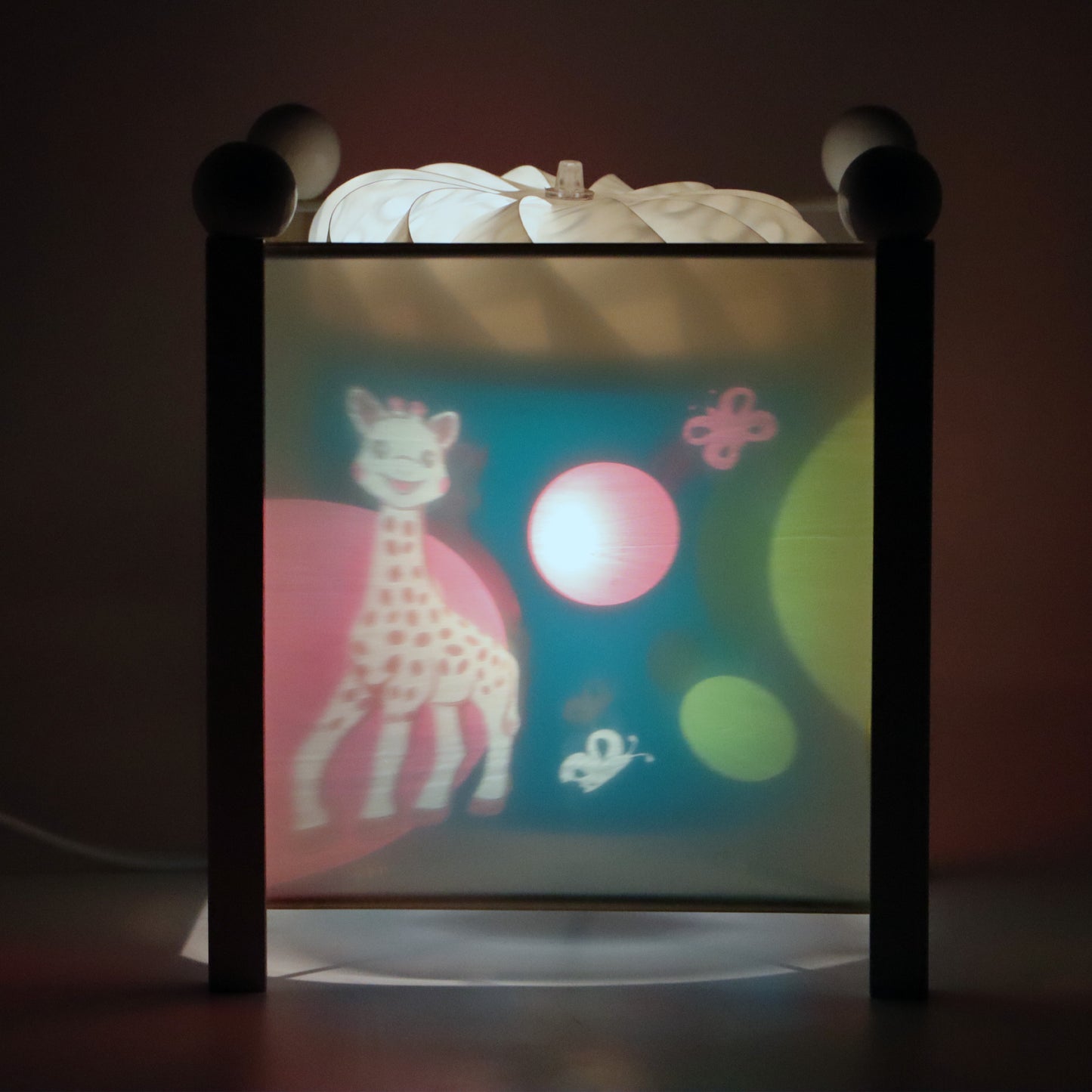 Trousselier Sophie the Giraffe Magic Lantern White Rotating Nursery Light