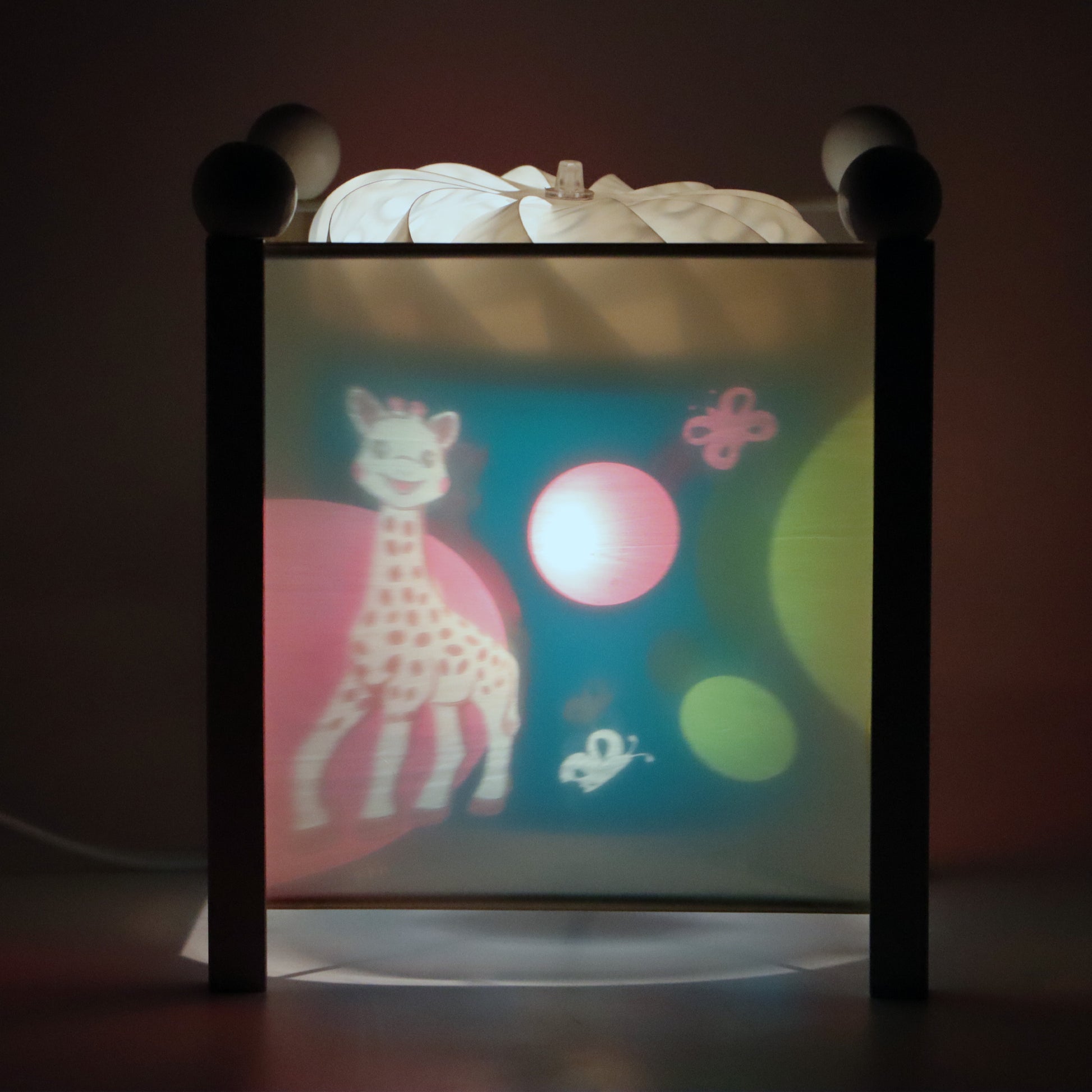 Trousselier Sophie the Giraffe Magic Lantern White Rotating Nursery Light