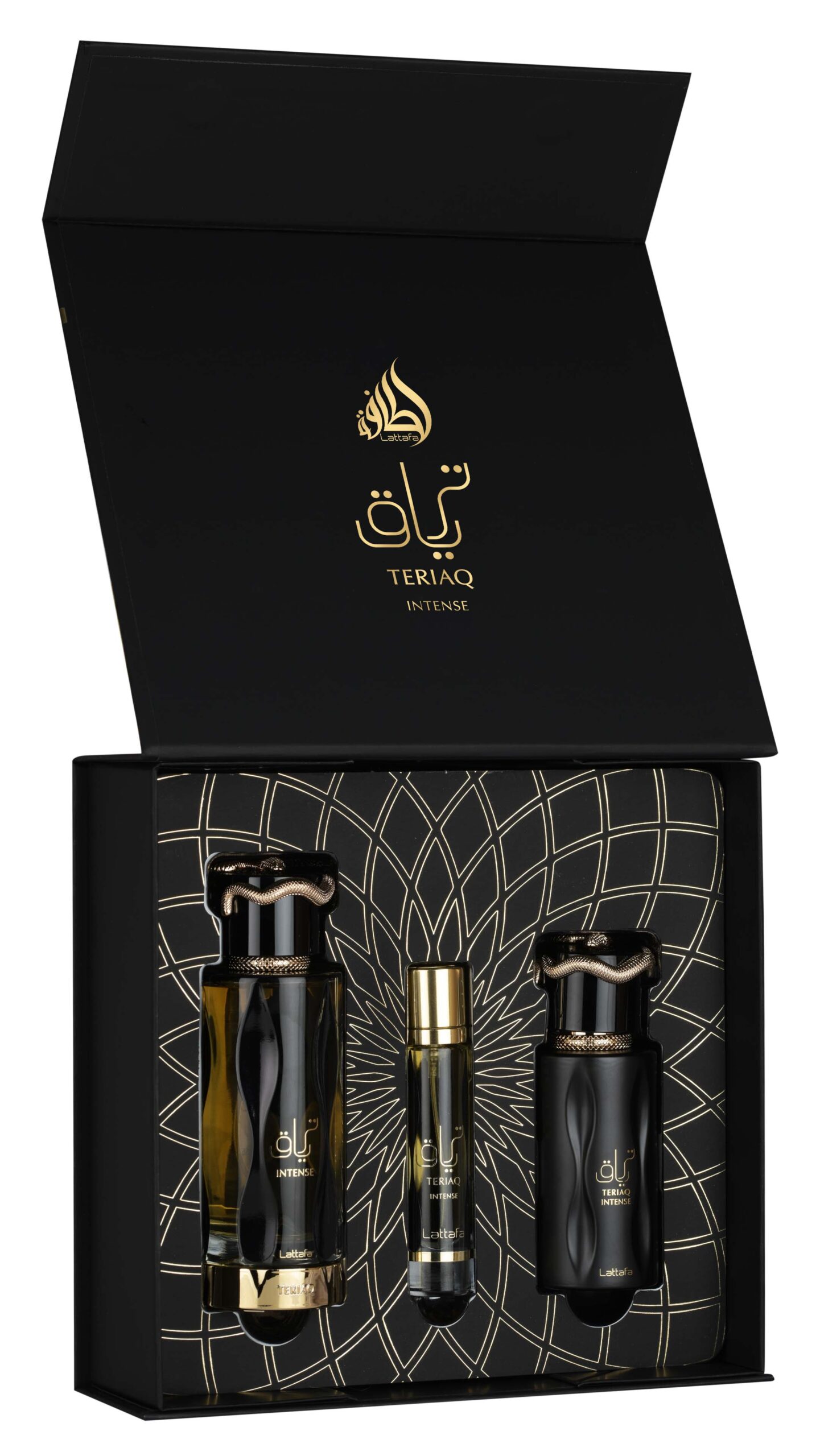 Lattafa Teriaq Intense Luxury Fragrance Gift Set with Hairmist