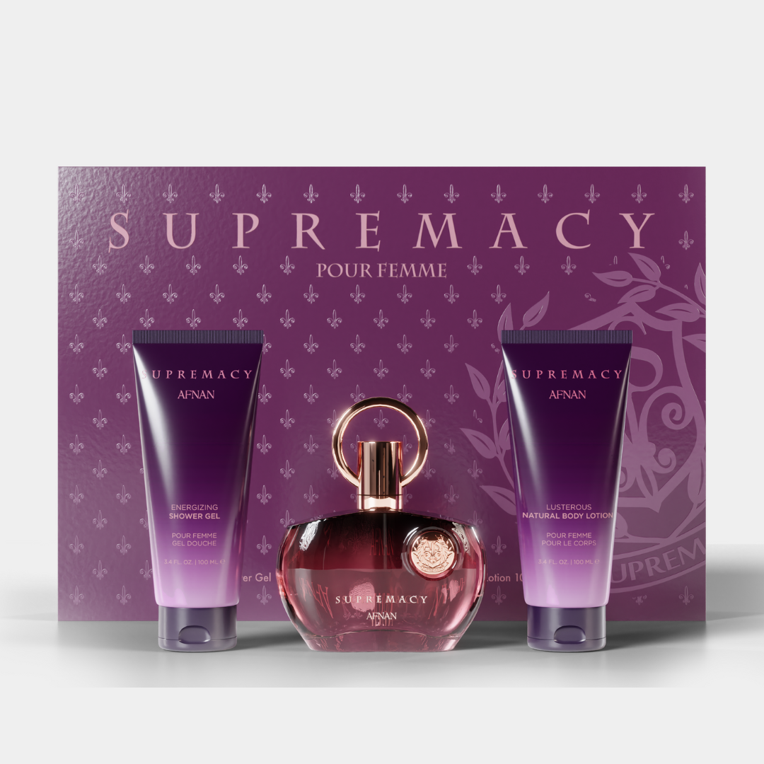 Afnan Supremacy Purple Femme 3-Piece Luxury Fragrance Gift Set