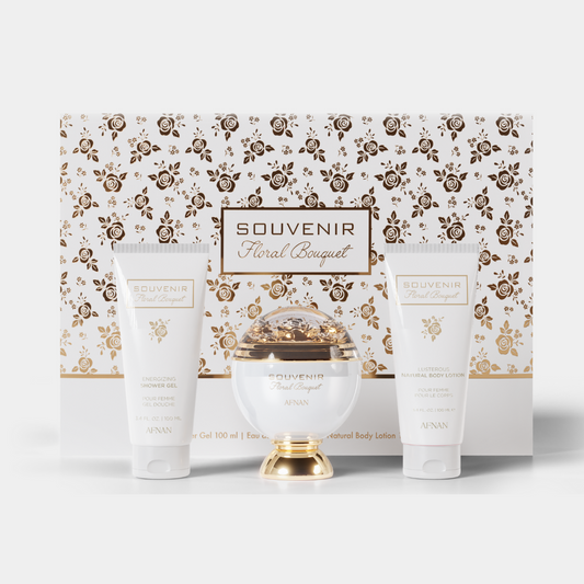 Afnan Souvenir Floral Bouquet Luxury Perfume Gift Set Unisex