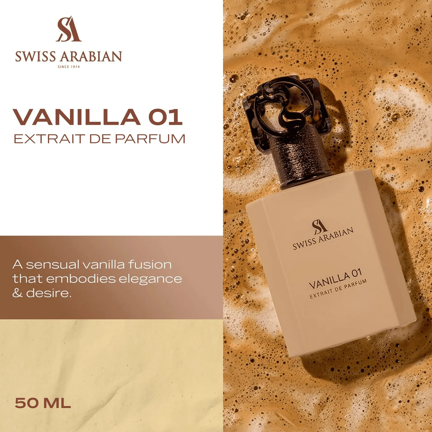 Swiss Arabian Vanilla 01 Floral Gourmand Eau de Parfum Spray