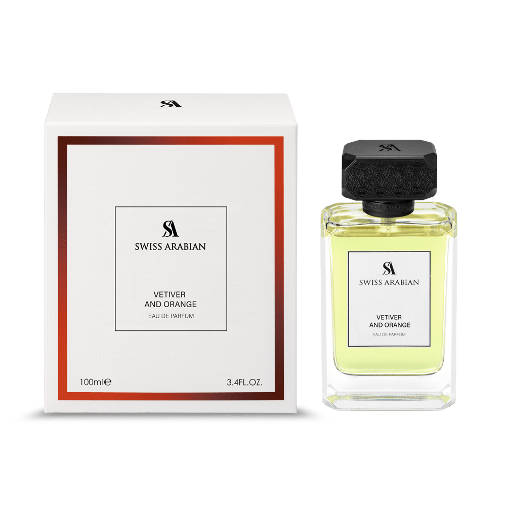 Swiss Arabian Vetiver and Orange Masculine Fragrance Eau de Parfum