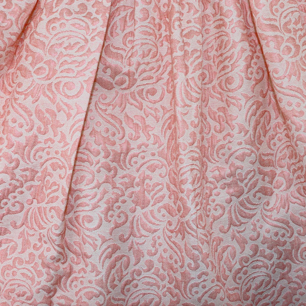 Nanos Baby Elegant Pink Textured Flare Dress for Young Girls