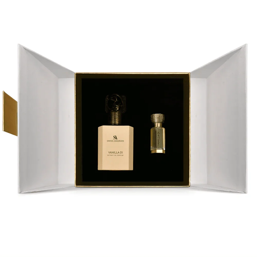 Swiss Arabian Vanilla 01 Luxury Fragrance Gift Set with Perfume Oil
