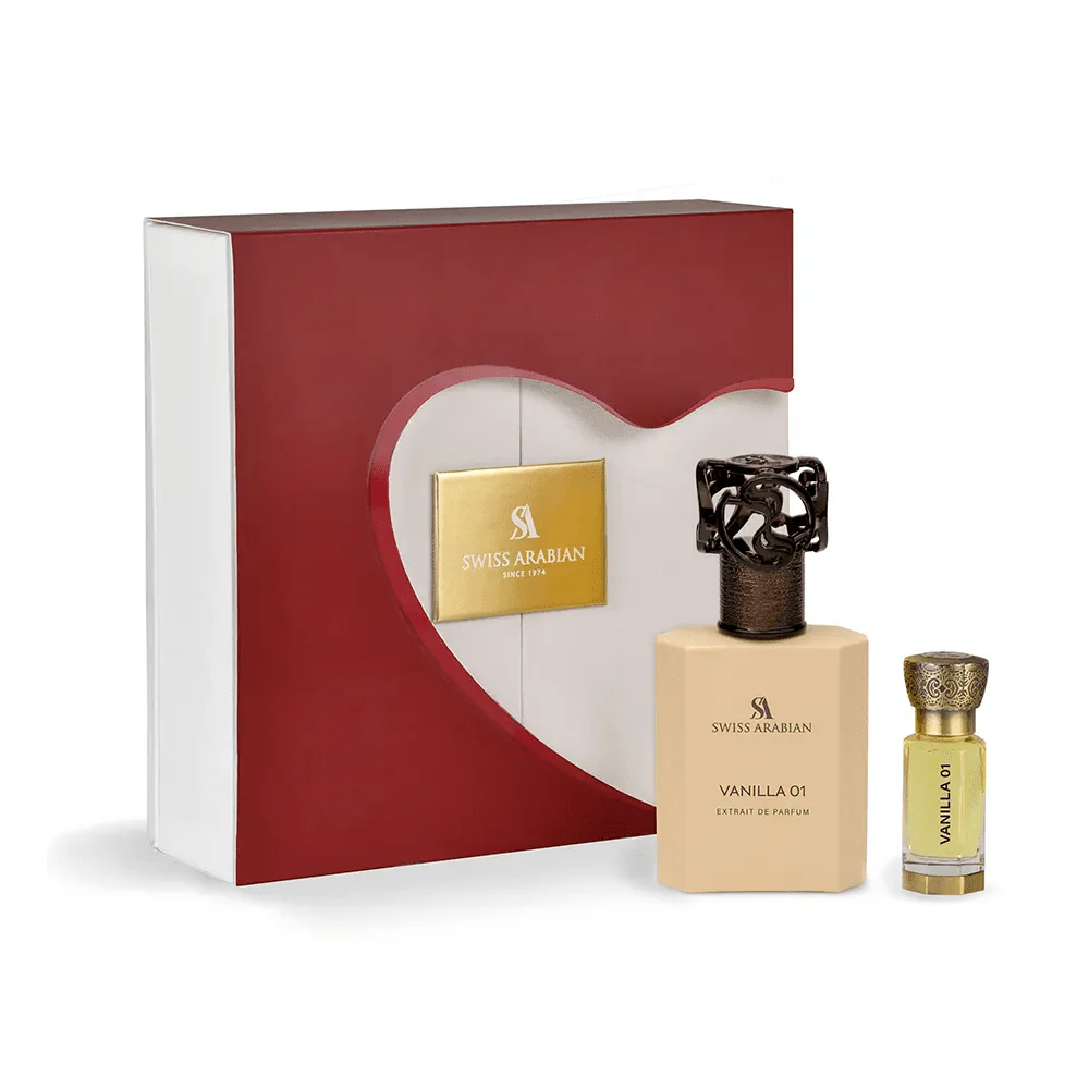 Swiss Arabian Vanilla 01 Luxury Fragrance Gift Set with Perfume Oil