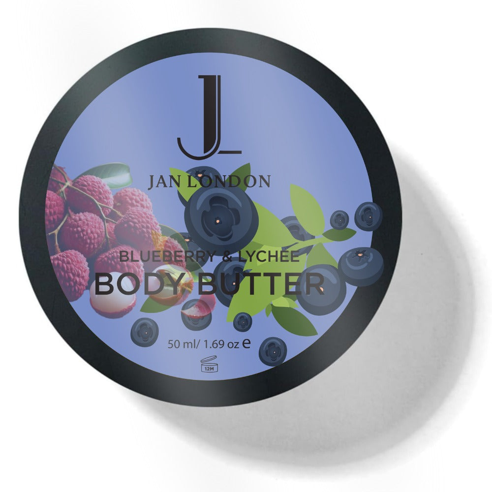 Jan London Hydrating Blueberry and Lychee Antioxidant Body Butter 50ml