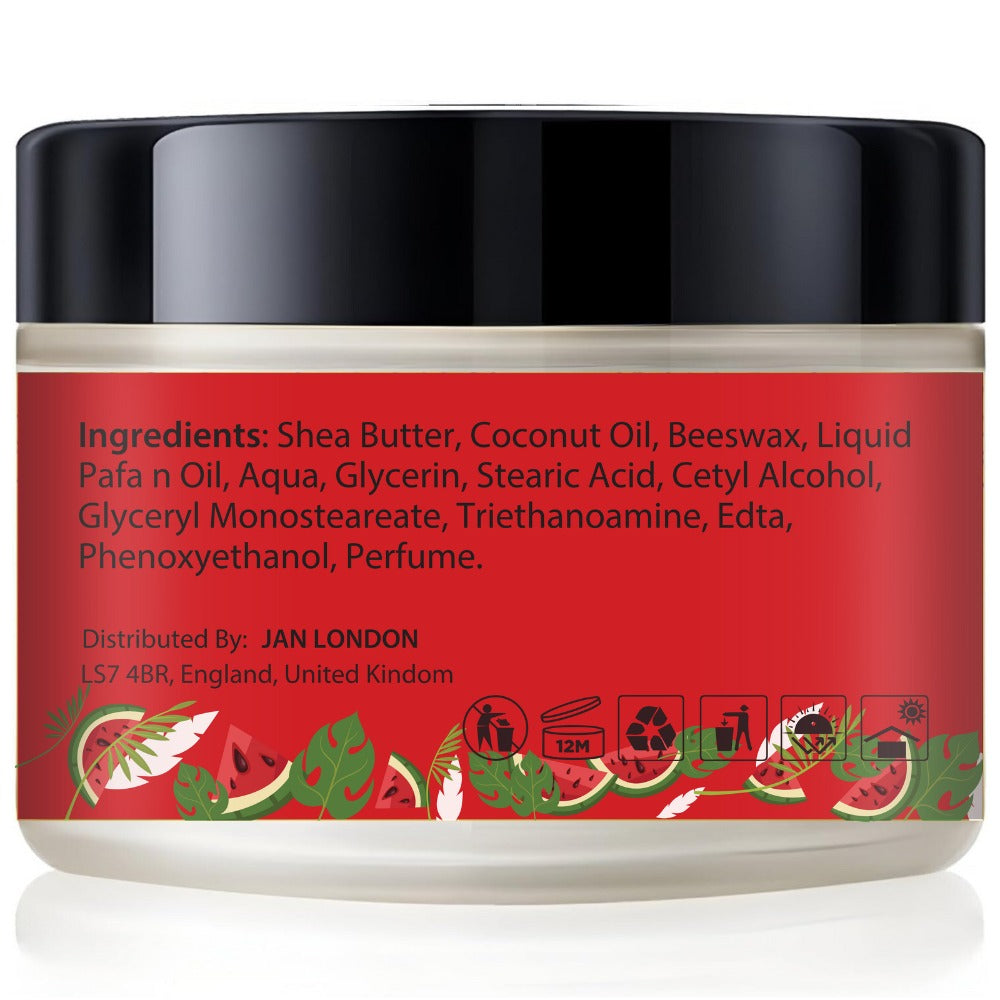Jan London Hydrating Watermelon Body Butter with Nourishing Shea Butter