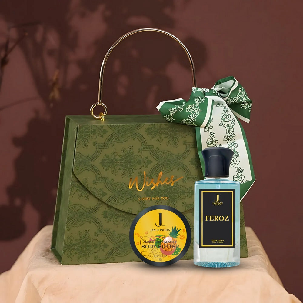 Jan London Feroz Tropical Perfume Mango Body Butter Gift Set