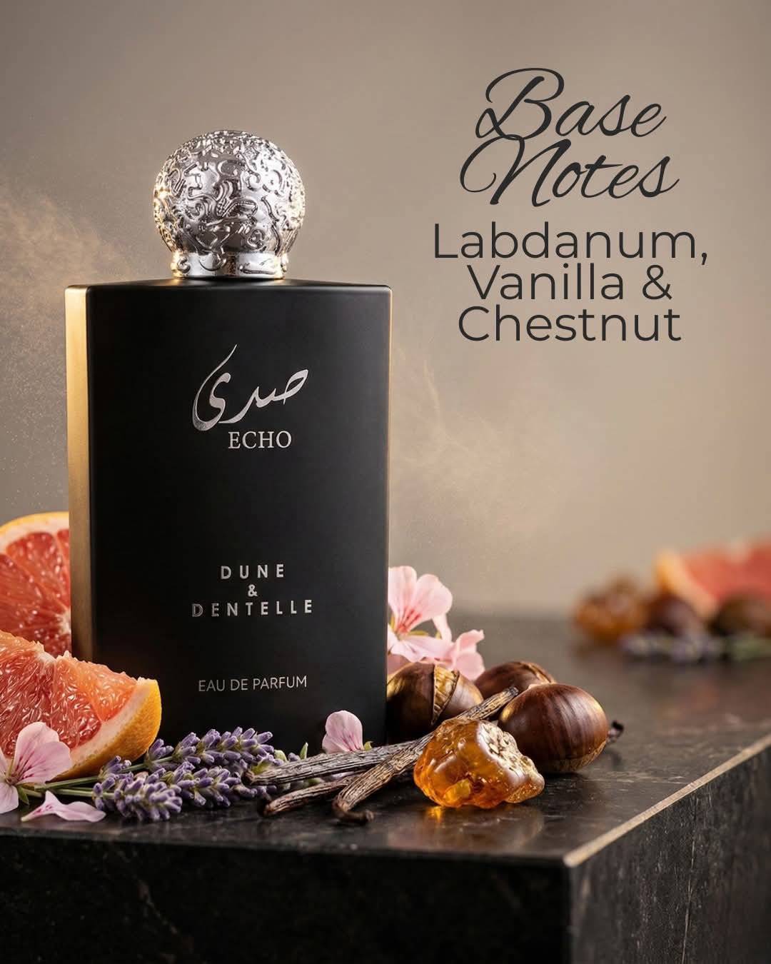Echo Eau de Parfum – Grapefruit, Lavender & Warm Vanilla Chestnut