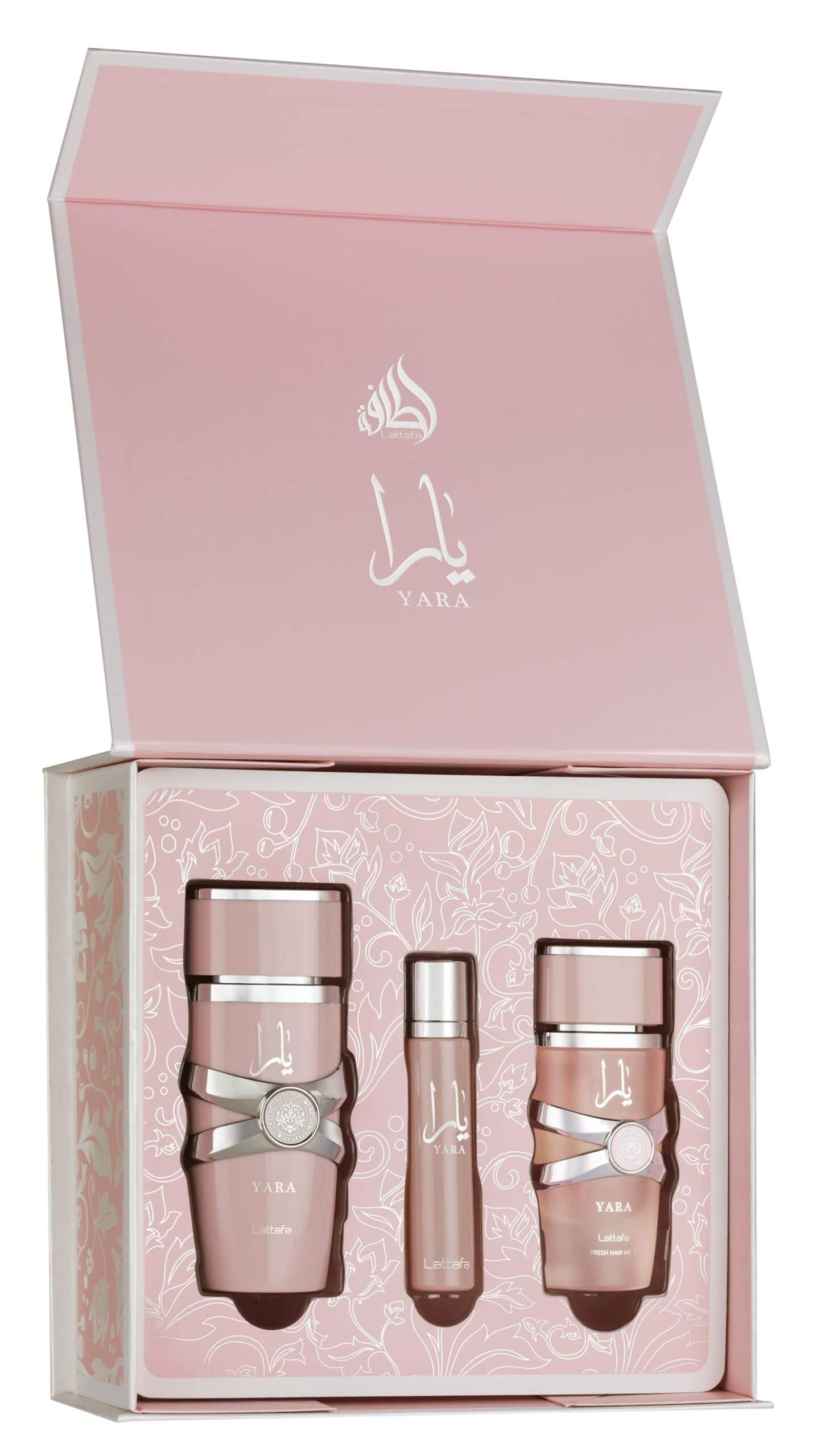 Lattafa Yara Luxury Fragrance Gift Set with EDP and Hairmist