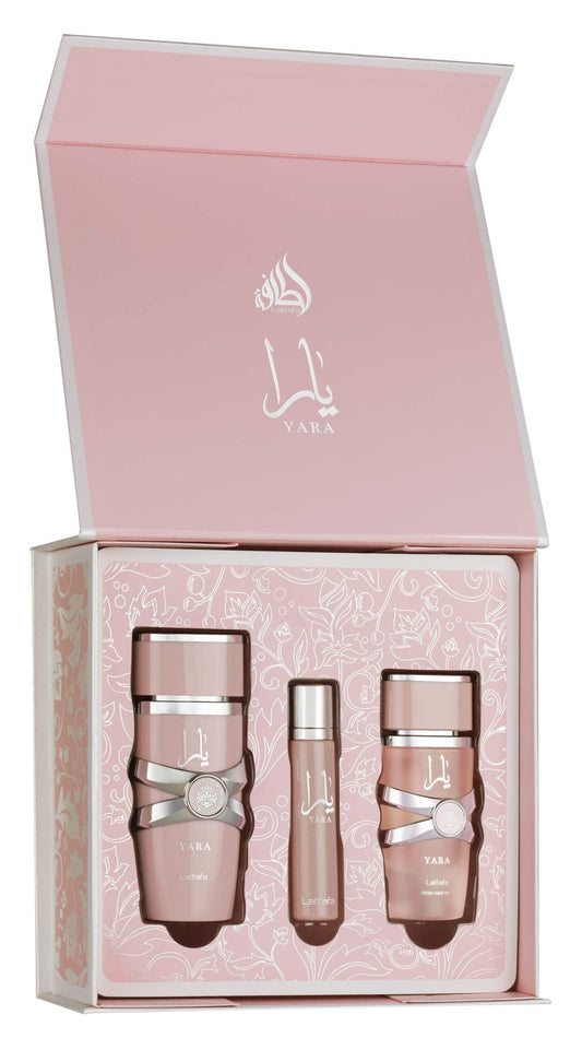 Lattafa Yara Luxury Fragrance Gift Set with EDP and Hairmist