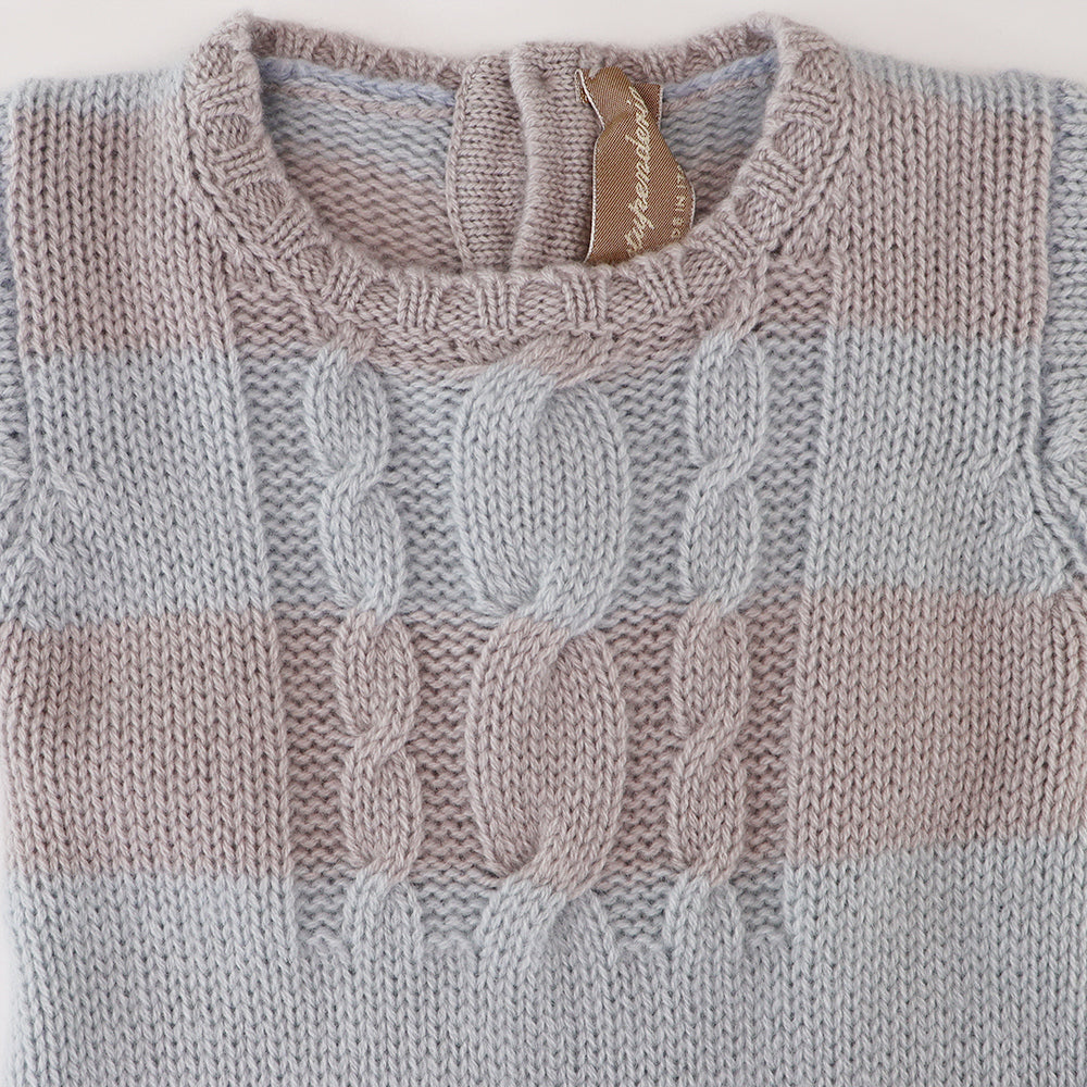 La Stupenderia Luxurious Pure Cashmere Knit Romper for Infants