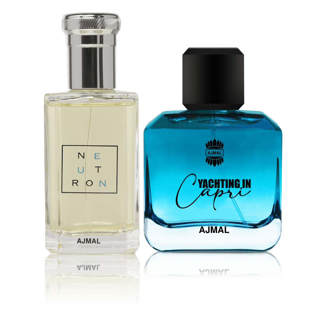 Ajmal Neutron and Yachting in Capri Duo Men's Fragrance Bundle
