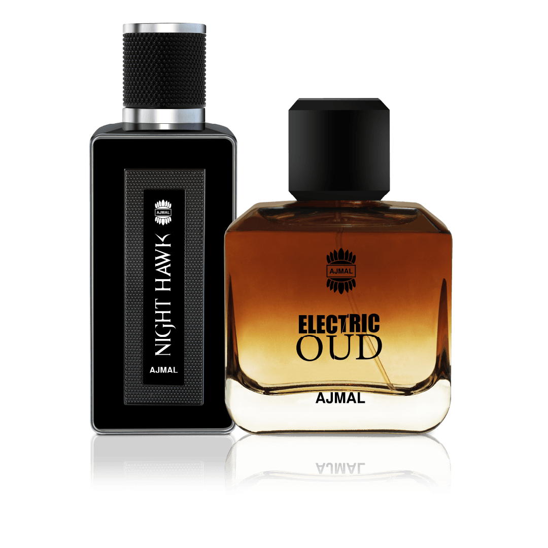Ajmal Signature Night Hawk and Electric Oud Fragrance Duo