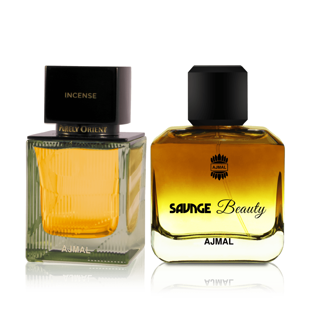 Ajmal Banshee Unisex Fragrance Gift Set with Patchouli and Aquatic EDPs