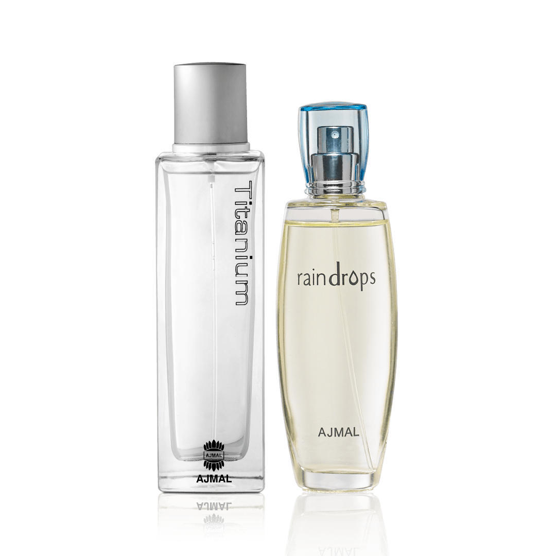 Ajmal Blanche and Titanium Perfumed Journey Unisex Eau De Parfum