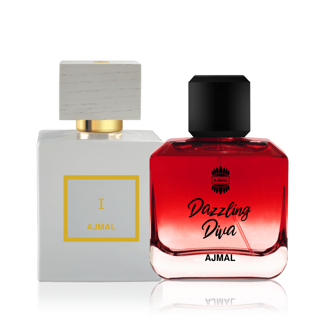 Ajmal Banshee Unisex Fragrance Gift Set with Patchouli and Aquatic EDPs