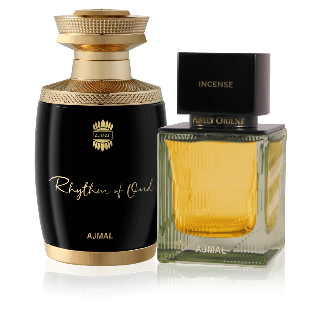 Ajmal Rhythm of Oud and Purely Orient Incense Fragrance Set