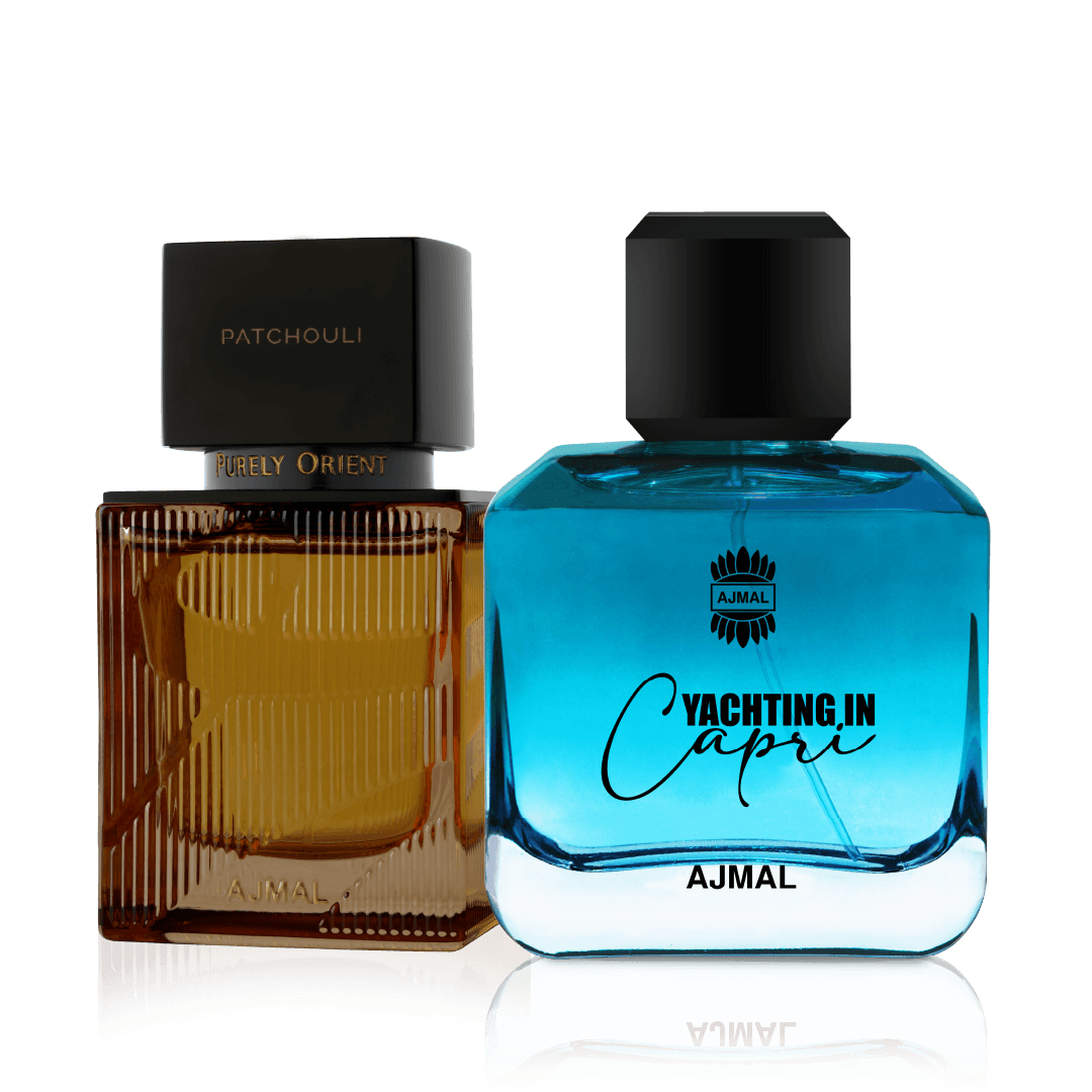 Ajmal Banshee Unisex Fragrance Gift Set with Patchouli and Aquatic EDPs