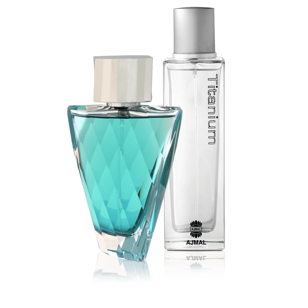 Ajmal Signature Collection Titanium and Fasety for Him Fragrance Duo
