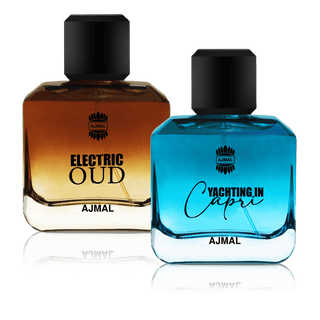 Ajmal Raindrops and Electric Oud Exclusive Fragrance Gift Set